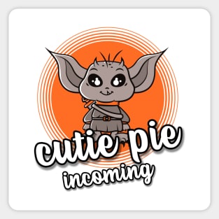 Cutie pie incoming - pregnancy announcement Sticker